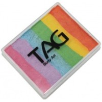 Tag Body Art 50g Split Cake Pearl Rainbow Delight (Pearl Rainbow Delight)